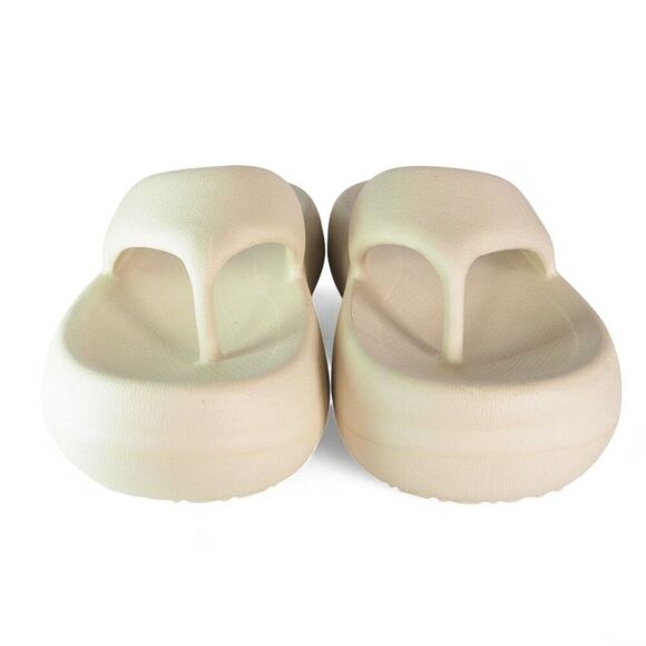 Jeffrey Campbell Chillaxin Bubble Platform Thong Sandals "Sea Salt" Women's 8/39 - Picture 3 of 10